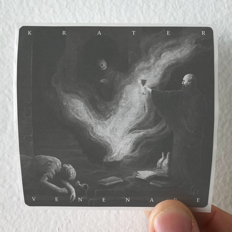 Krater Venenare Album Cover Sticker