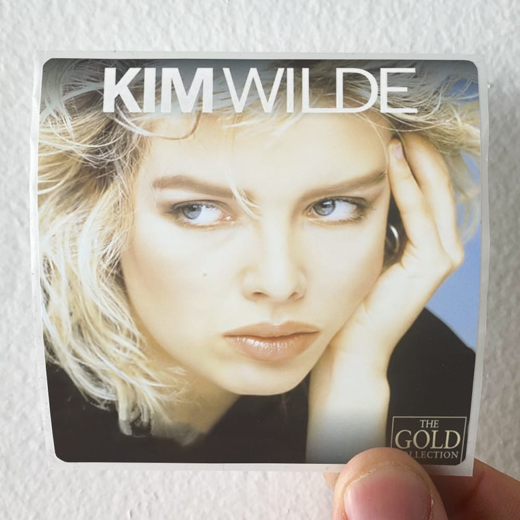 Kim Wilde The Gold Collection Greatest Hits Album Cover Sticker