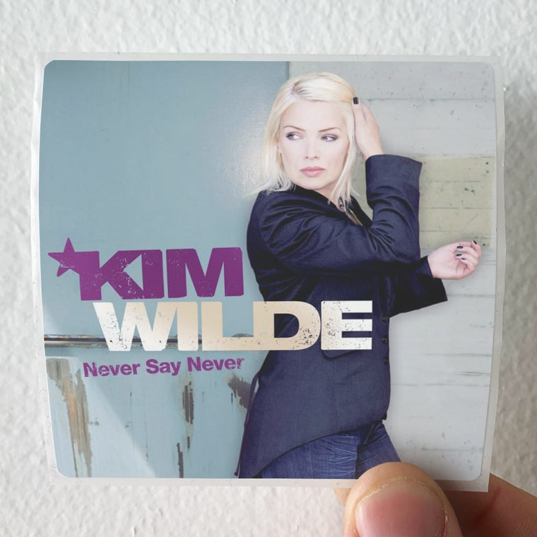 Kim Wilde Never Say Never Album Cover Sticker