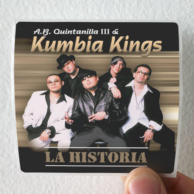 Kumbia Kings La Historia Album Cover Sticker