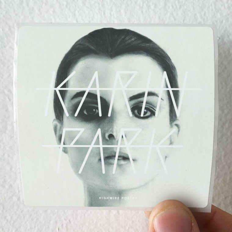 Karin Park Highwire Poetry Album Cover Sticker