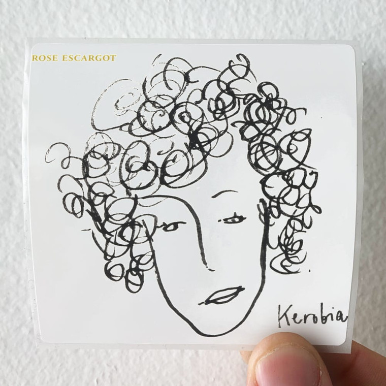 Kerobia Rose Escargot Album Cover Sticker