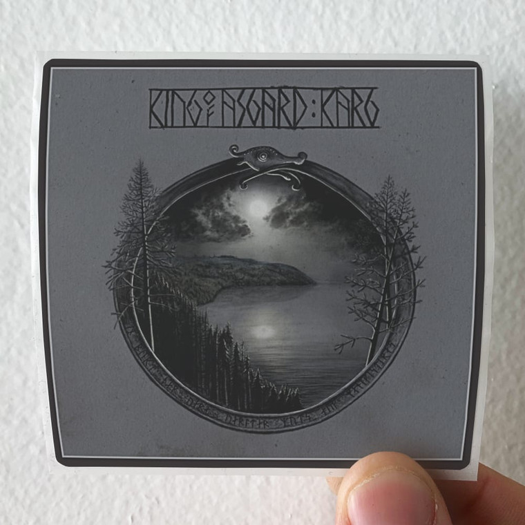 King of Asgard Karg Album Cover Sticker