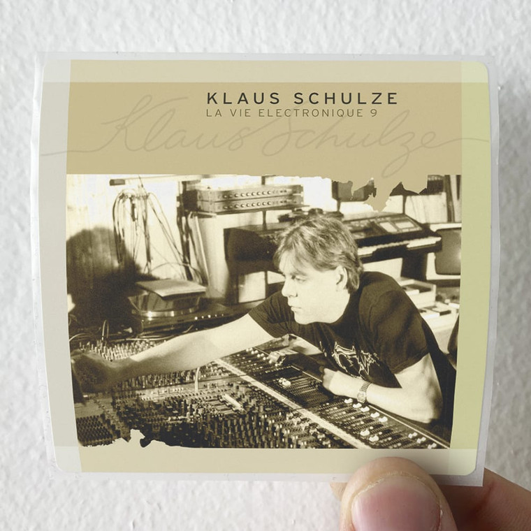 Klaus Schulze La Vie Electronique 9 Album Cover Sticker