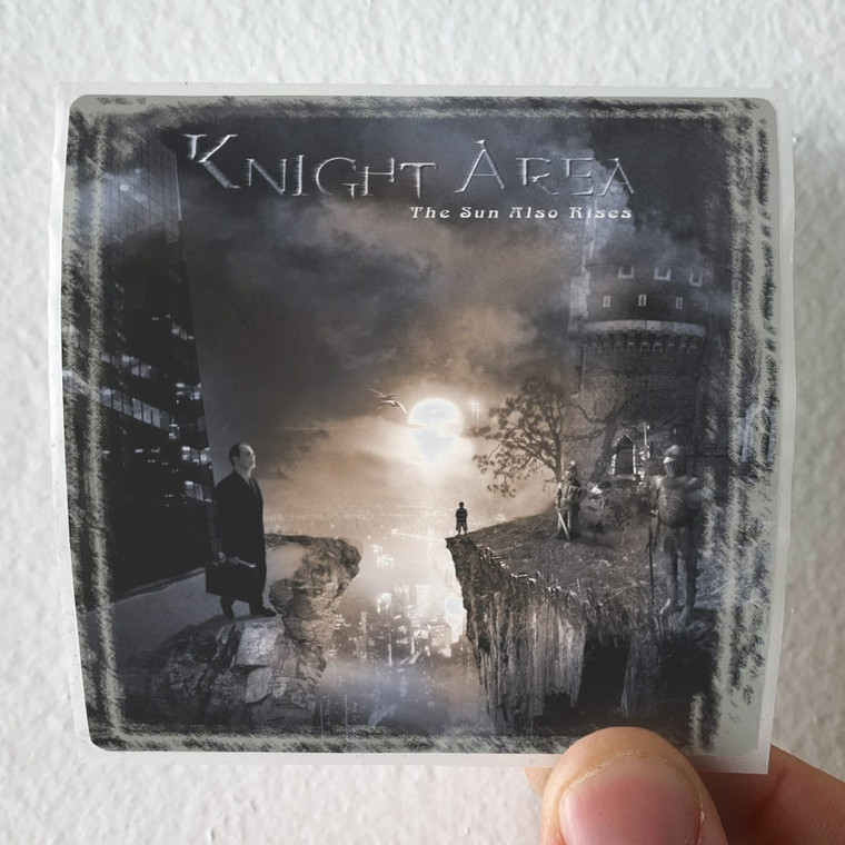 Knight Area The Sun Also Rises Album Cover Sticker