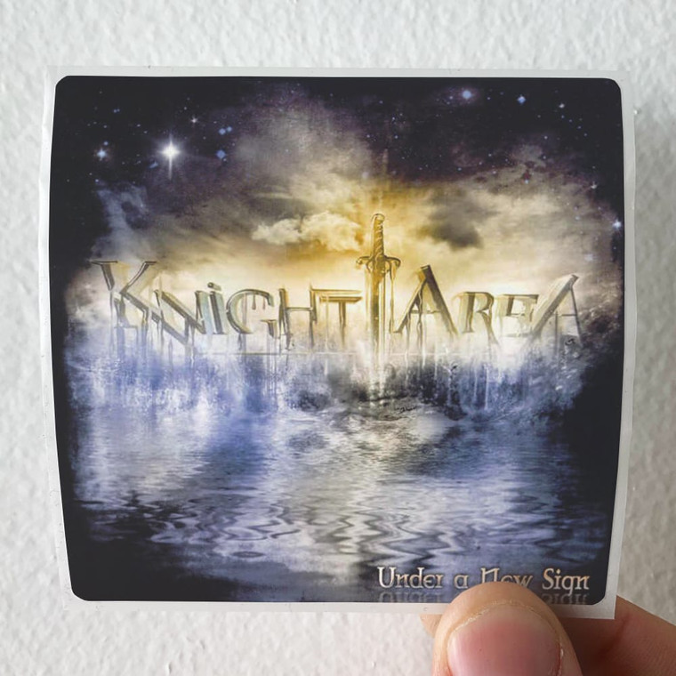 Knight Area Under A New Sign Album Cover Sticker