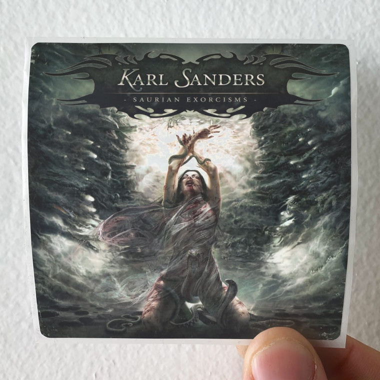 Karl Sanders Saurian Exorcisms Album Cover Sticker