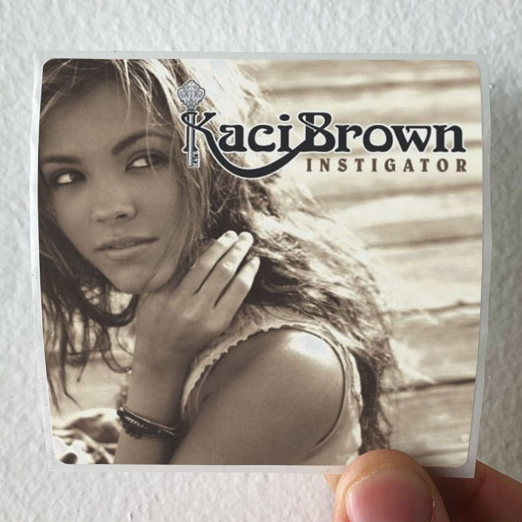 Kaci Brown Instigator Album Cover Sticker