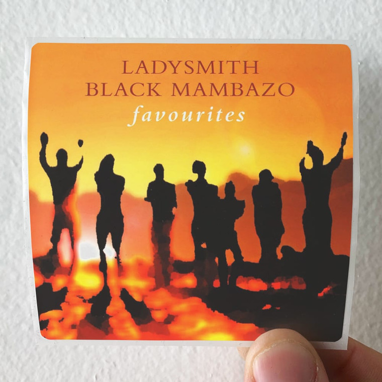 Ladysmith Black Mambazo Favourites Album Cover Sticker