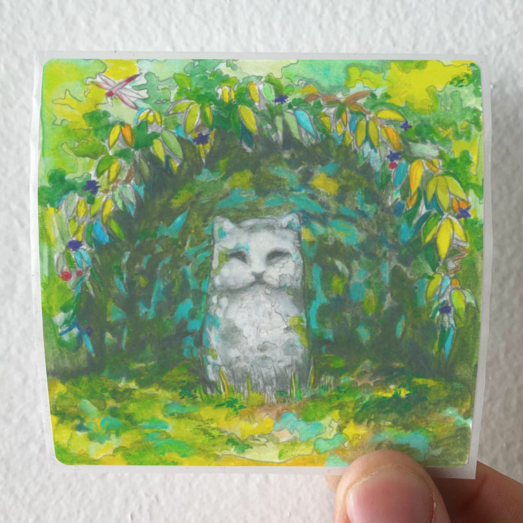 Lazer Kitty Ruins Album Cover Sticker