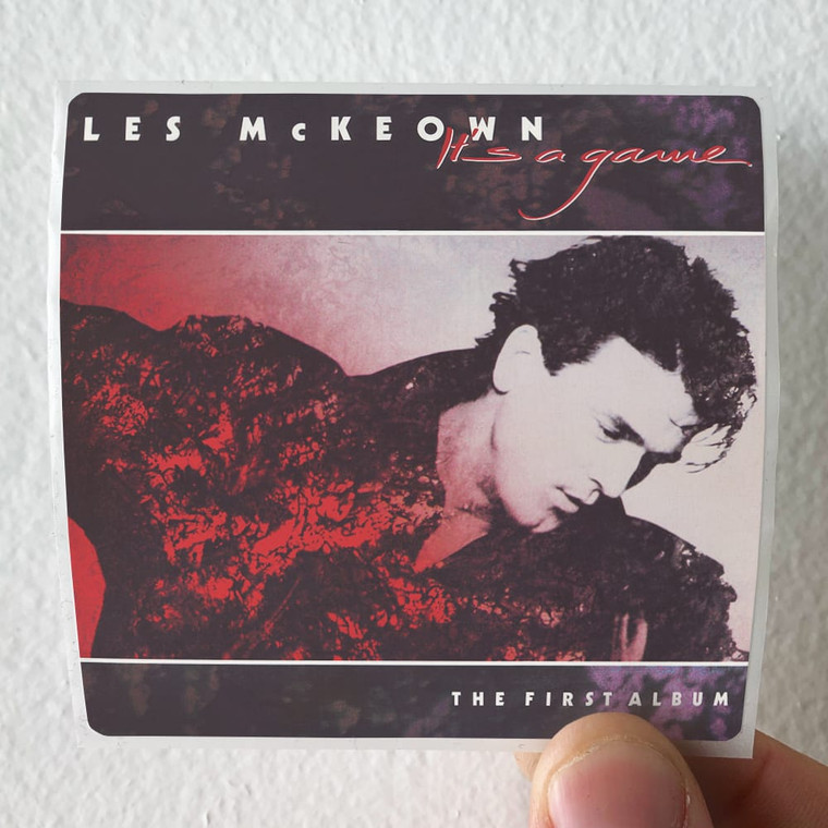 Les McKeown Its A Game Album Cover Sticker