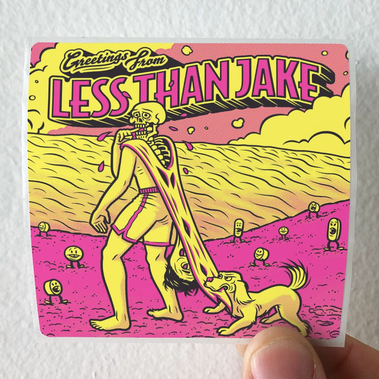 Less Than Jake Greetings From Less Than Jake Ep Album Cover Sticker