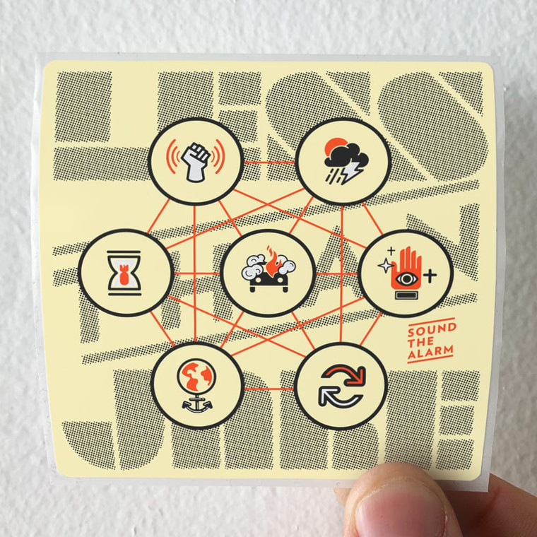Less Than Jake Sound The Alarm Album Cover Sticker