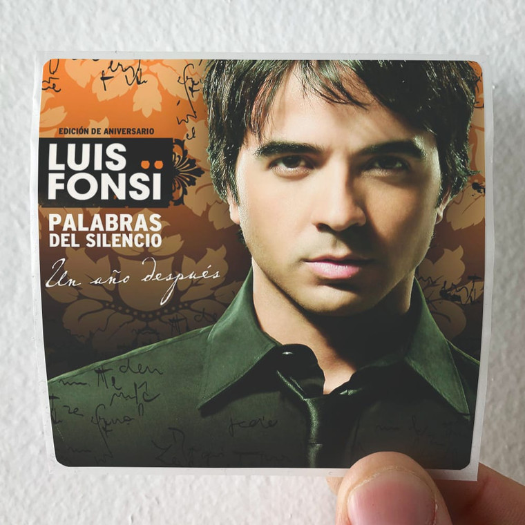 Luis Fonsi Palabras Del Silencio Album Cover Sticker