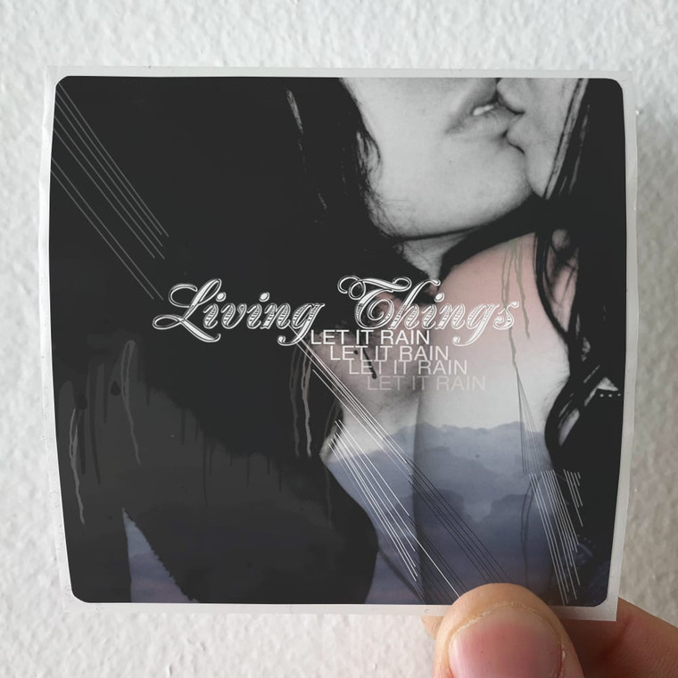 Living Things Let It Rain Album Cover Sticker