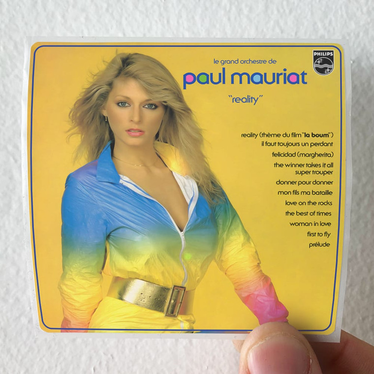 Le Grand Orchestre De Paul Mauriat Reality Album Cover Sticker