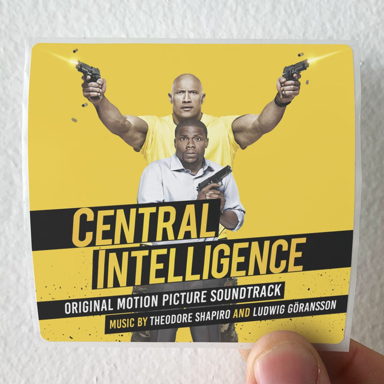Ludwig Goransson Central Intelligence Album Cover Sticker