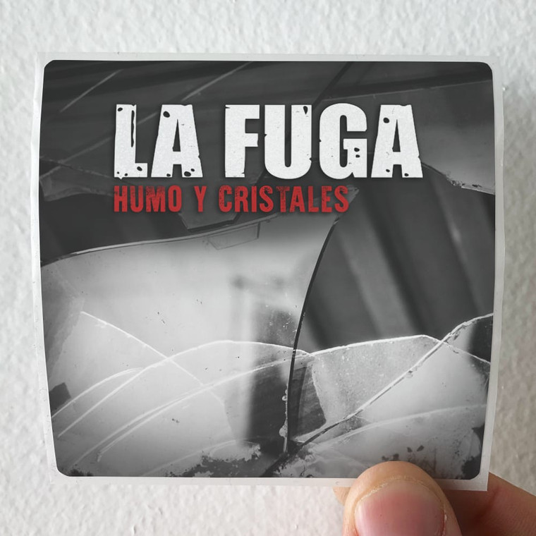 La Fuga Humo Y Cristales Album Cover Sticker