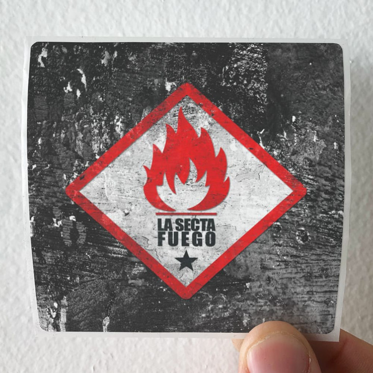 La Secta Fuego Album Cover Sticker
