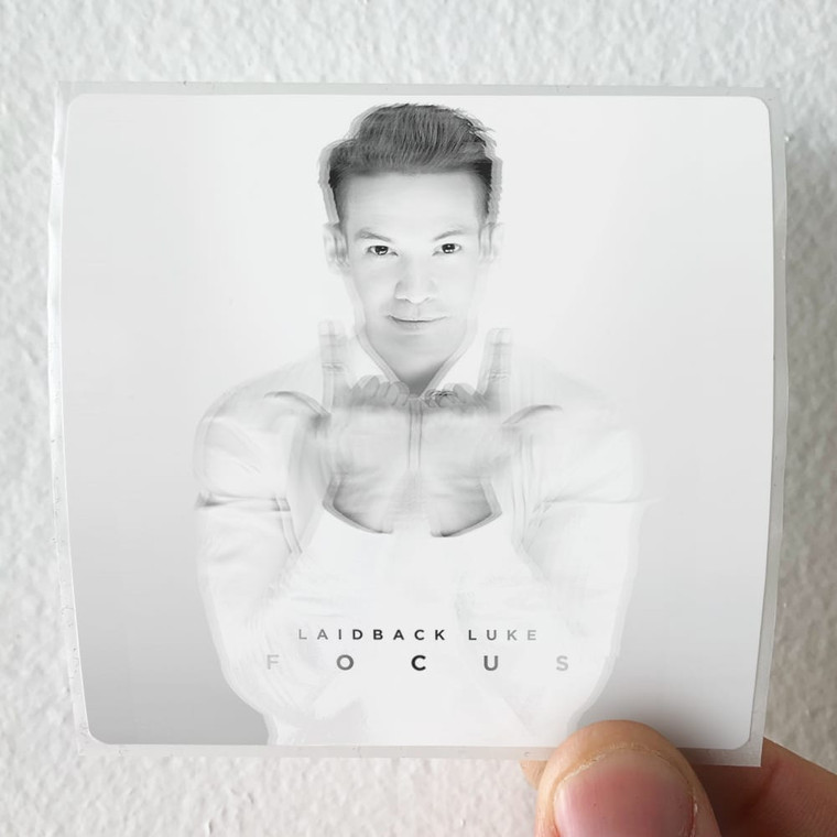 Laidback Luke Focus Album Cover Sticker