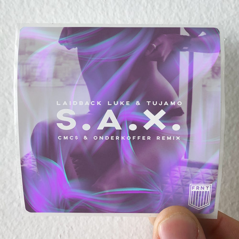 Laidback Luke Sax Original Mix 1 Album Cover Sticker