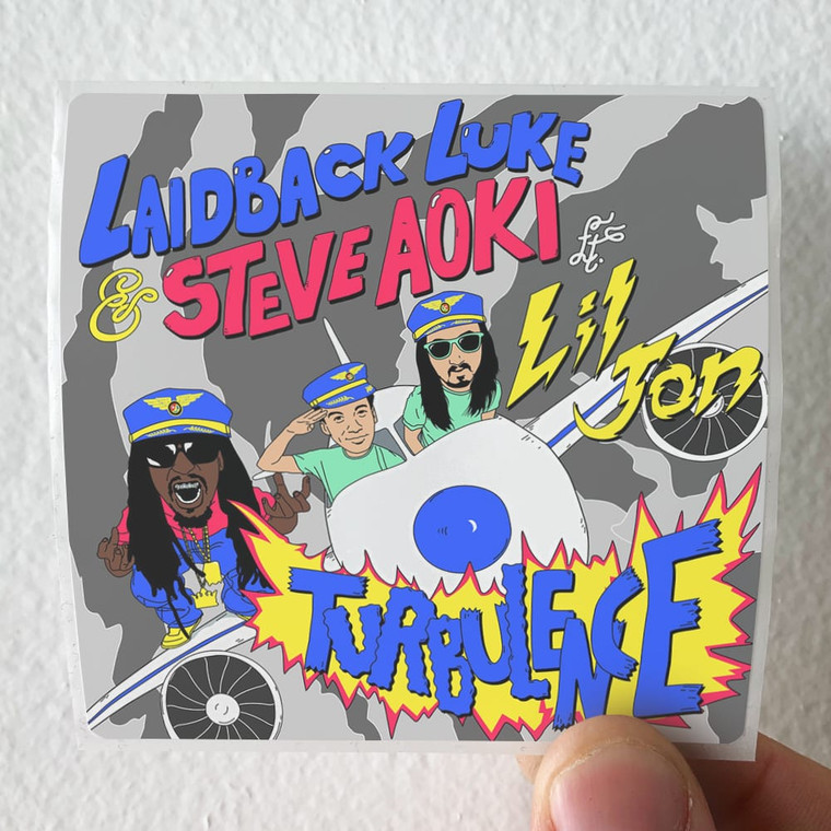 Laidback Luke Turbulence 1 Album Cover Sticker
