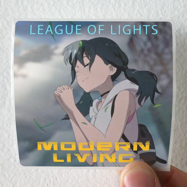 League of Lights Modern Living Album Cover Sticker League of Lights Modern Living Album Cover Sticker