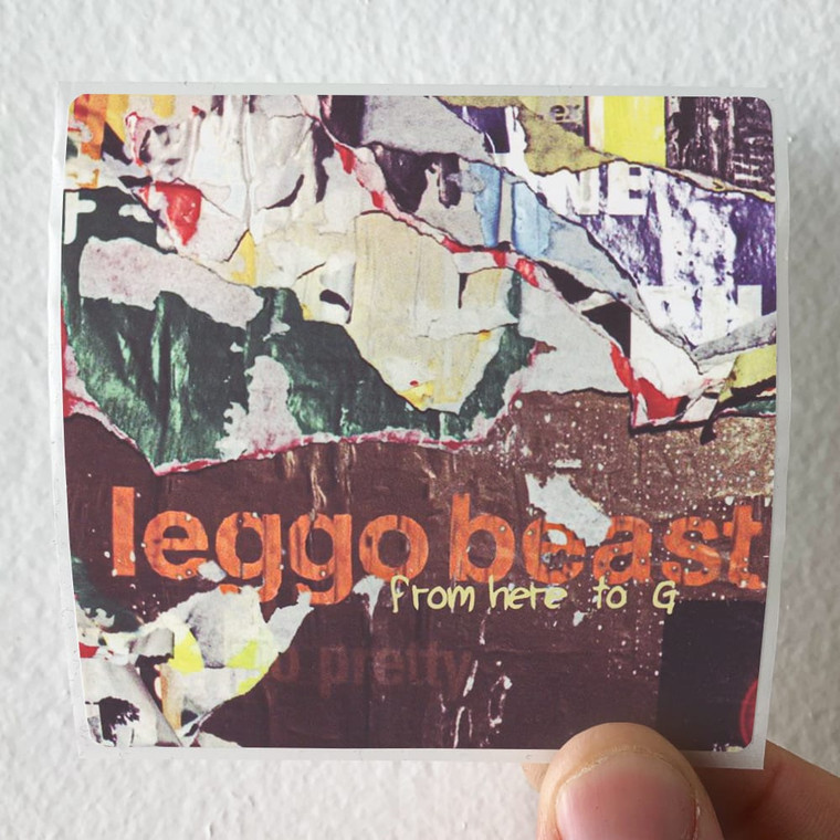 Leggo Beast From Here To G Album Cover Sticker