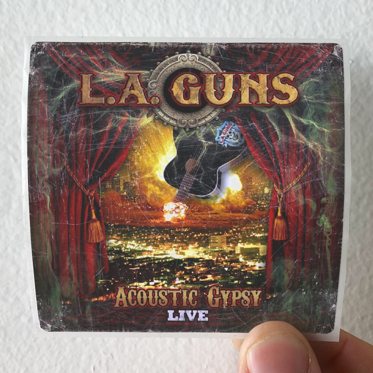 LA Guns Acoustic Gypsy Live Album Cover Sticker