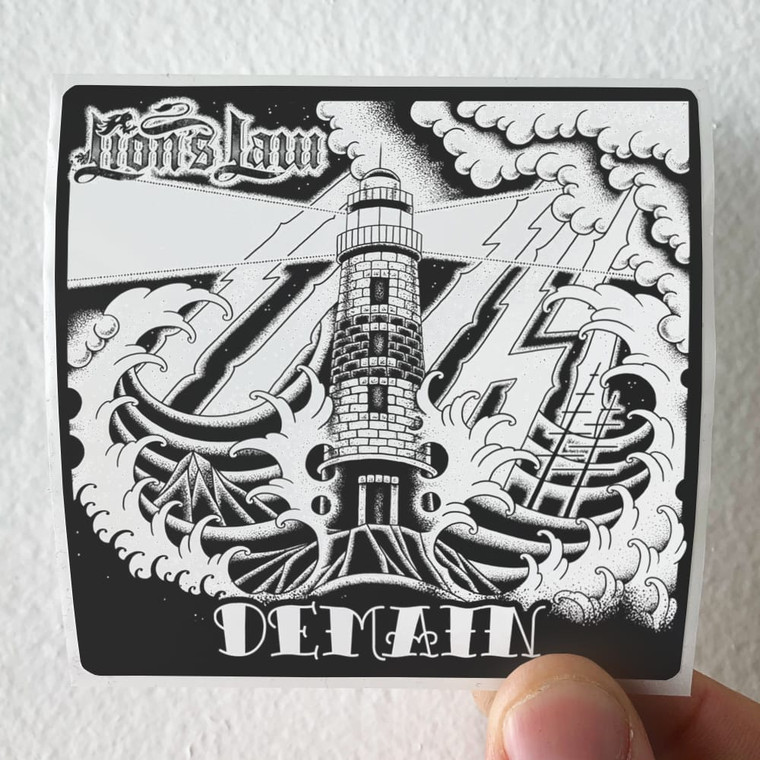 Lions Law Demain Album Cover Sticker