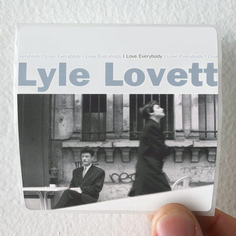 Lyle Lovett I Love Everybody Album Cover Sticker