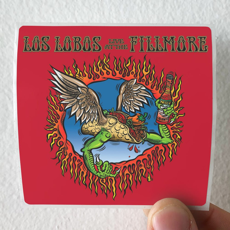 Los Lobos Live At The Fillmore Album Cover Sticker