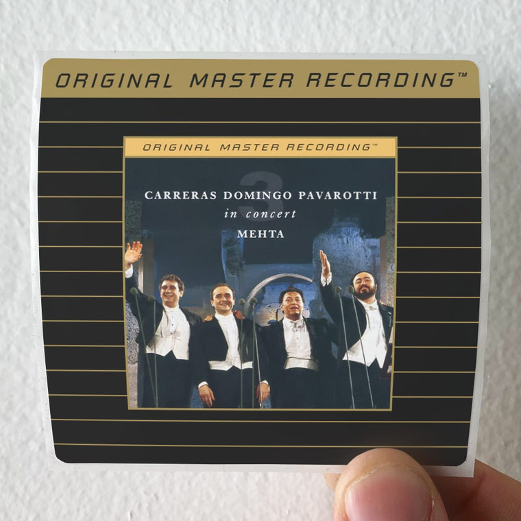 Luciano Pavarotti In Concert Album Cover Sticker