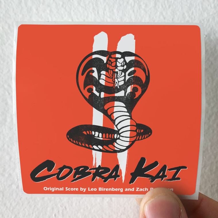 Leo Birenberg Cobra Kai Season 2 Album Cover Sticker