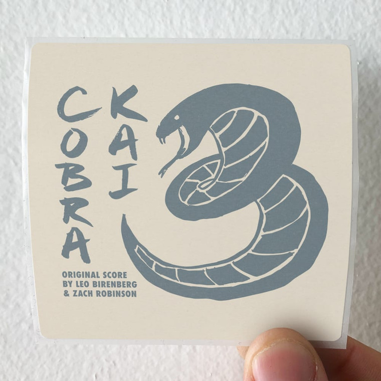 Leo Birenberg Cobra Kai Season 3 Album Cover Sticker