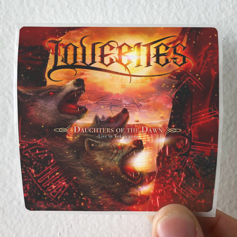 LOVEBITES Daughters Of The Dawn Live In Tokyo 2019 Album Cover Sticker