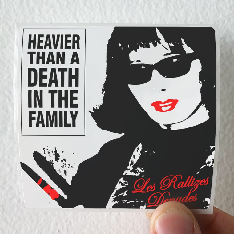 Les Rallizes Denudes Heavier Than A Death In The Family Album Cover Sticker