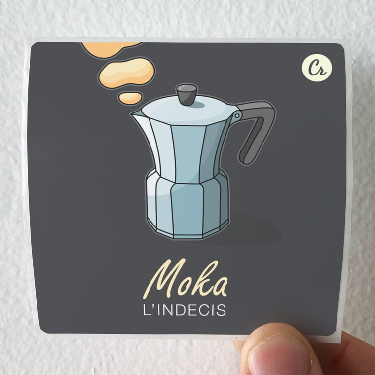 LIndecis Moka Album Cover Sticker