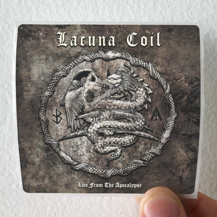 Lacuna Coil Live From The Apocalypse Album Cover Sticker