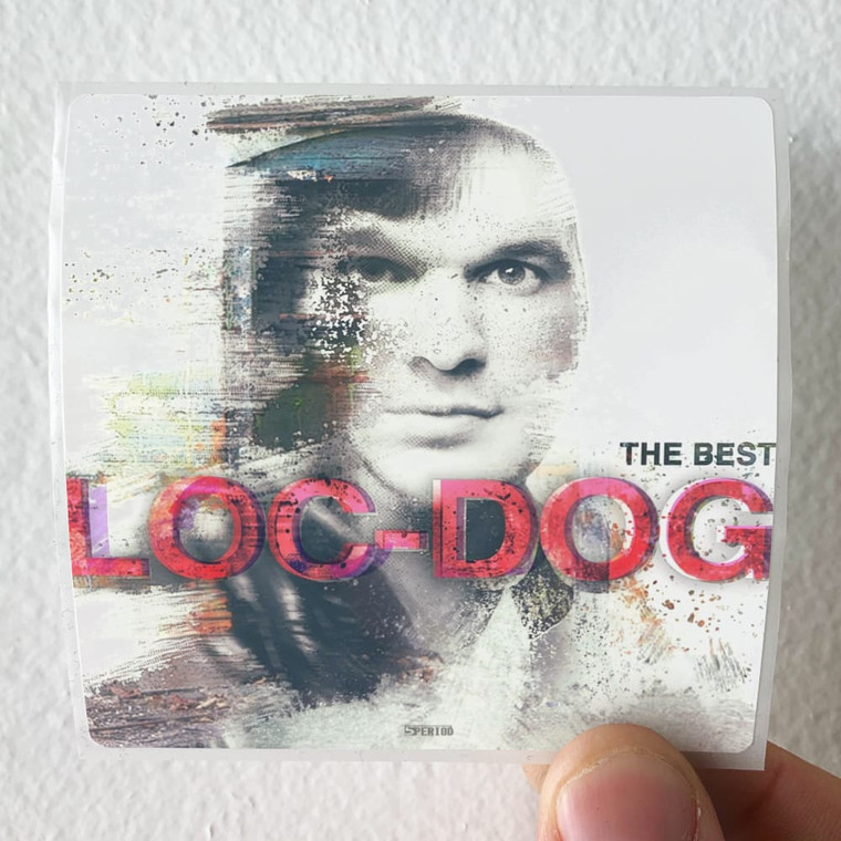 Loc-Dog The Best Album Cover Sticker