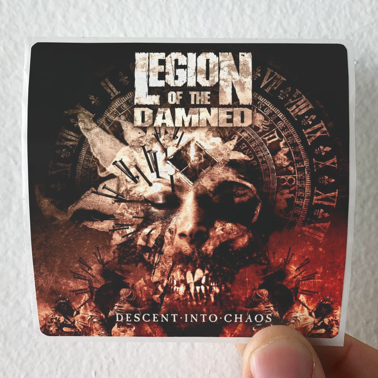 Legion of the Damned Descent Into Chaos 1 Album Cover Sticker