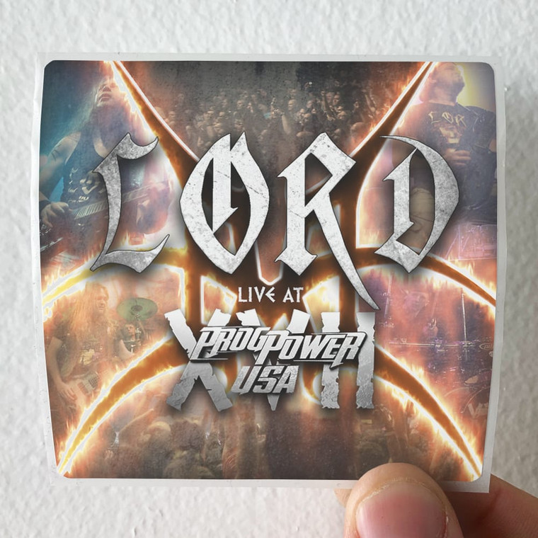 Lord Live At Progpower Usa Xvii Album Cover Sticker