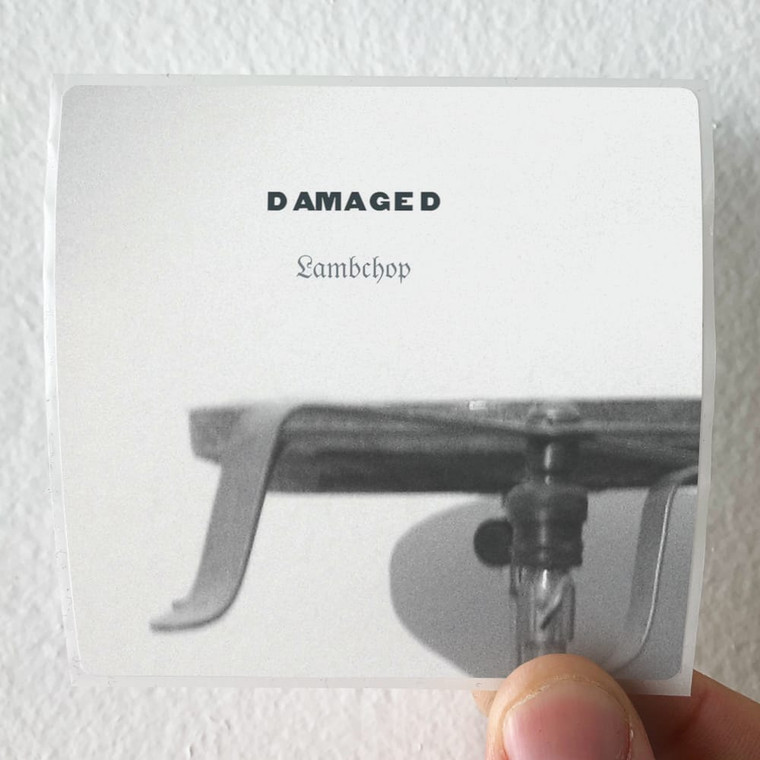 Lambchop Damaged Album Cover Sticker