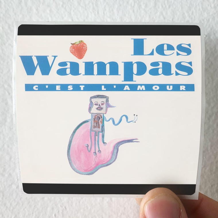 Les Wampas Cest Lamour Album Cover Sticker