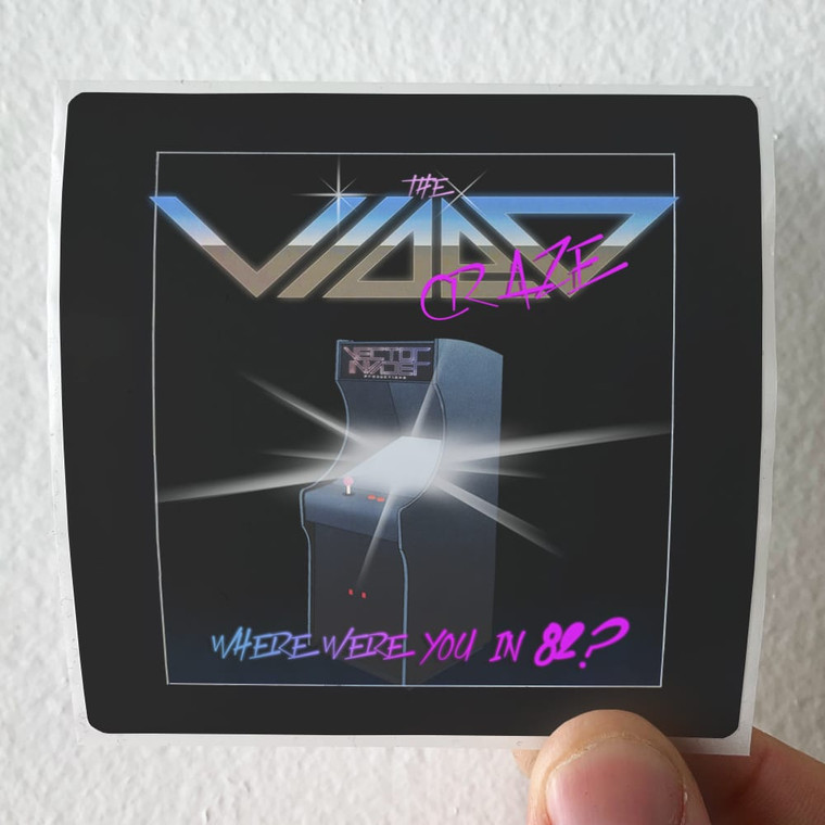 Lazerhawk The Video Craze Album Cover Sticker Lazerhawk The Video Craze Album Cover Sticker