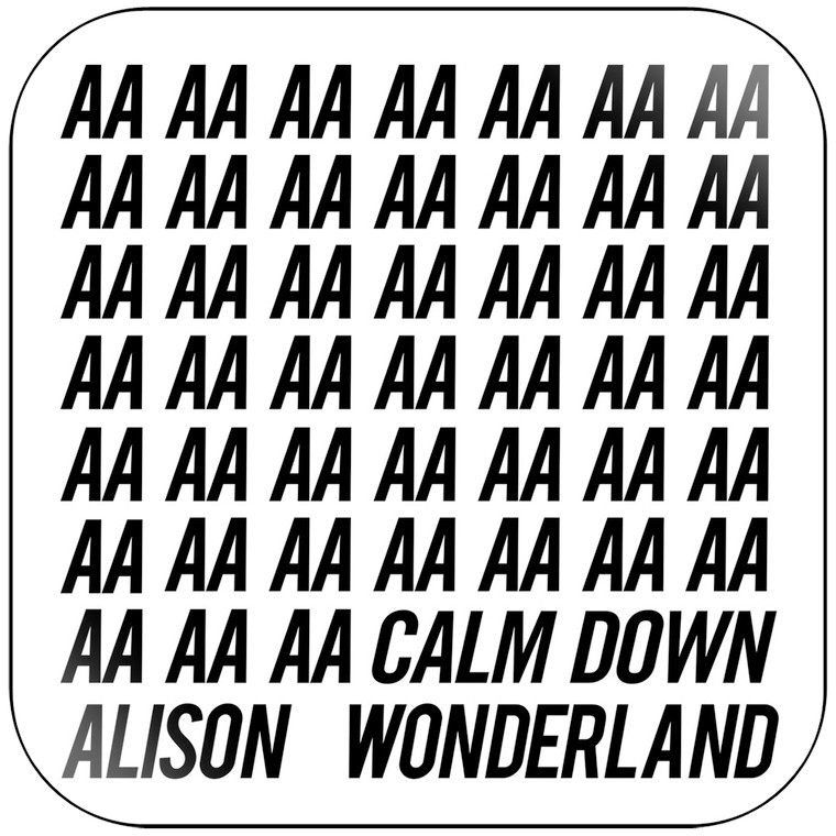 Alison Wonderland Calm Down Album Cover Sticker Album Cover Sticker