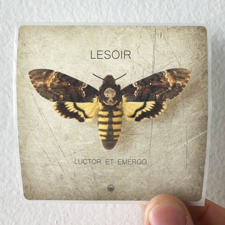 Lesoir Luctor Et Emergo Album Cover Sticker