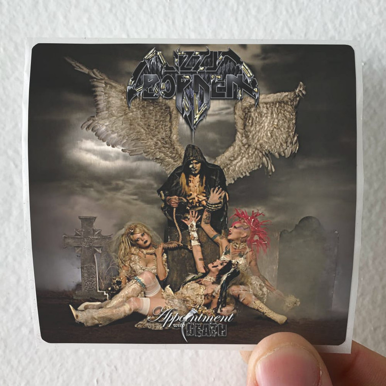 Lizzy Borden Appointment With Death Album Cover Sticker