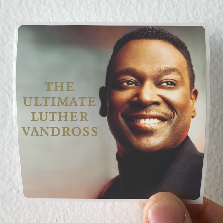 Luther Vandross The Ultimate Luther Vandross Album Cover Sticker
