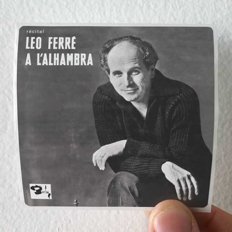 Leo Ferre Lo Ferr Avec Le Temps Volume 2 Thank You Satan En Public La Album Cover Sticker